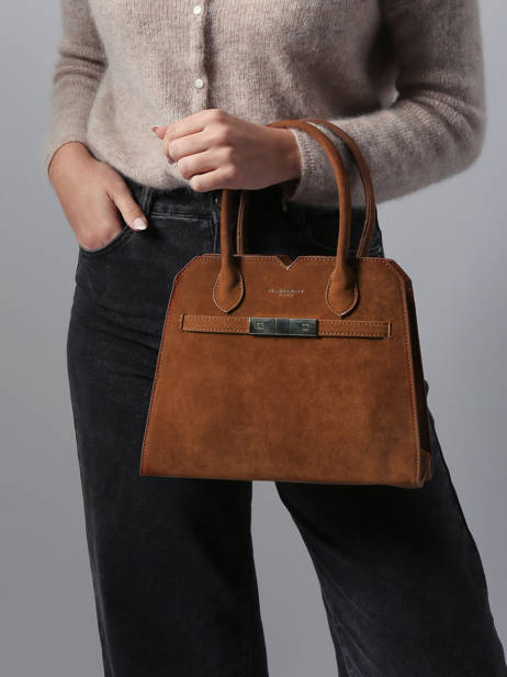 Handtas Velvet Miniprix Bruin velvet F7510 ander zicht 1